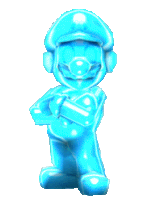Ice Mario Super Mario Galaxy Sticker