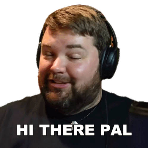 Hi There Pal Brian Hull Sticker - Hi There Pal Brian Hull Hello There Friend Stickers