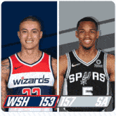 Washington Wizards (153) Vs. San Antonio Spurs (157) Post Game GIF - Nba Basketball Nba 2021 GIFs