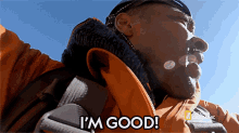 Im Good Anthony Mackie Descends A Cliff Face GIF - Im Good Anthony Mackie Descends A Cliff Face Im Alright GIFs