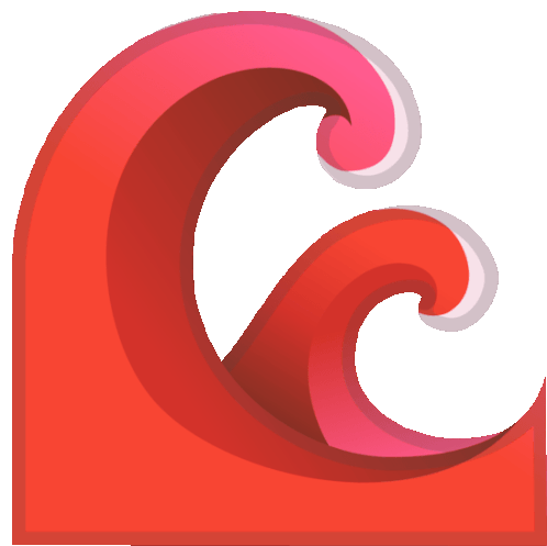 A Red Wave Rises Sticker - International Womens Day Waves Google Stickers