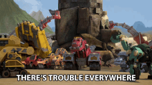 Theres Trouble Everywhere Ty Rux GIF - Theres Trouble Everywhere Ty Rux Andrew Francis GIFs