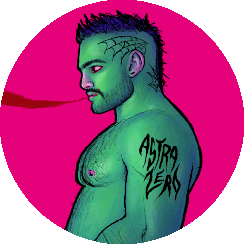 Astrazero Gay Halloween Sticker - Astrazero Gay Halloween Spooky Gay Stickers