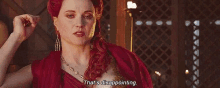 Lucretia Thats Disappointing GIF - Lucretia Thats Disappointing Spartacus GIFs