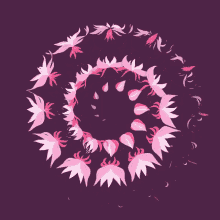 Flowers Pink GIF - Flowers Pink Spiral GIFs