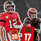 the buccaneers and bengals are playing a game
