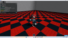 a screenshot of a video game shows a person holding a bat and a sword