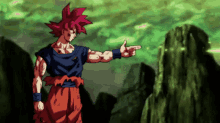 Goku Finger Gun GIF - Goku Finger Gun Dbz GIFs
