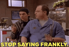 Corner Gas Brent Leroy GIF - Corner Gas Brent Leroy Stop Saying Frankly GIFs