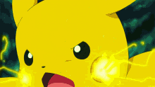 thunderbolt pikachu pokemon anime attack