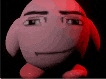 Kirby Man Face GIF