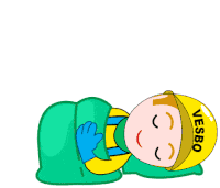 Vesbo Sleep Sticker - Vesbo Sleep Tired Stickers