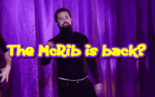 mcrib happy dance mcrib is back the mc rib is back
