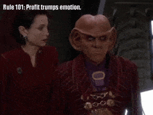 Rule 101 Profit Trumps Emotion GIF - Rule 101 Profit Trumps Emotion Star Trek GIFs