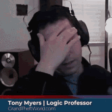 Tony Myers Logic Professor GIF - Tony Myers Logic Professor Facepalm GIFs