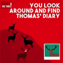 You Look Around And Find Thomas Diary Deer GIF - You Look Around And Find Thomas Diary Deer Walking Deer GIFs