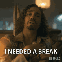 I Needed A Break Klaus Hargreeves GIF - I Needed A Break Klaus Hargreeves Robert Sheehan GIFs