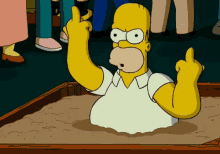 Corte De Mangs De Homero Simpson GIF - Homer Simpson Fuck You The Simpsons GIFs