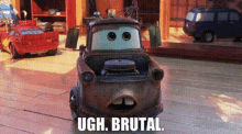 Cars Tow Mater GIF - Cars Tow Mater Ugh Brutal GIFs