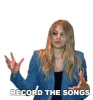 Record The Songs Brynn Elliott Sticker - Record The Songs Brynn Elliott Make A Record Stickers