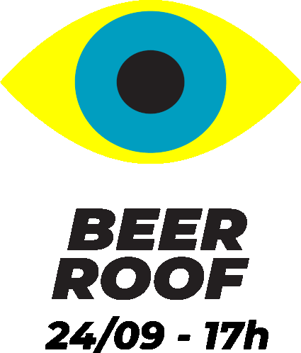 Beer Roof Beer Bottle Sticker - Beer Roof Beer Bottle Stickers