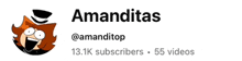 a cartoon drawing of a man with a hat and the words amanditas