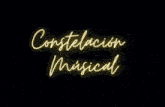 a neon sign that says constelacion musical in spanish