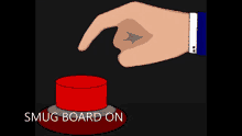 smugboard smugboard on click red button
