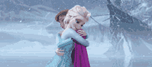 elsa and anna frozen sisters love hug