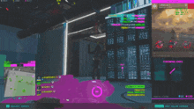 a screenshot of a video game with a throwing knife icon