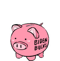 Biden Bucks Biden Bills Sticker - Biden Bucks Biden Bills Joe Biden Money Stickers