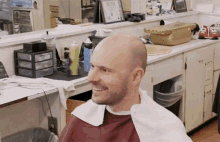 Barbershop Haircut GIF - Barbershop Haircut Smiling GIFs