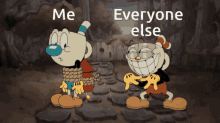 cuphead mugman vote out douche among us