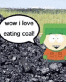 Wow I Love Eating Coal GIF - Wow I Love Eating Coal GIFs