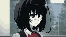 another anime mei misaki smile blink