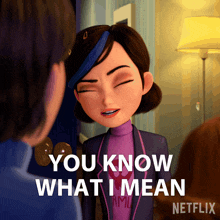 You Know What I Mean Claire Nuñez GIF - You Know What I Mean Claire Nuñez Trollhunters Tales Of Arcadia GIFs
