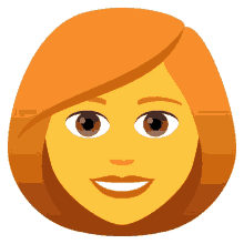 woman red hair people joypixels red haired red headed