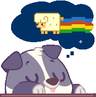 Cute Dog Sticker - Cute Dog Stickers
