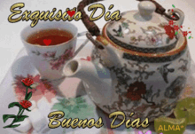 Exquisito Dia Tea GIF - Exquisito Dia Tea Buenos Dias GIFs
