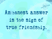 Honest Answer Friendship GIF - Honest Answer Friendship Honesty GIFs