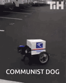 Commie Communist Dog GIF - Commie Communist Dog Ban Mailboxes GIFs