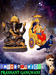 Lord Ganesh Ji And Lord Shanidev Ji Lord Shree Ganesh Ji GIF - Lord Ganesh Ji And Lord Shanidev Ji Lord Shree Ganesh Ji Lord Shree Maharaj Shani Dev Ji GIFs