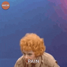 a woman in a military uniform is screaming in pain
