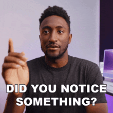 Did You Notice Something Marques Brownlee GIF - Did You Notice Something Marques Brownlee Did You See Anything GIFs