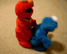 Elmo Cookie Monster GIF - Elmo Cookie Monster Naughty GIFs