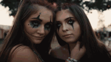 Face Paint Scary Face GIF - Face Paint Scary Face Look At Me GIFs