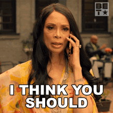 I Think You Should Valarie Pettiford GIF - I Think You Should Valarie Pettiford The Family Business GIFs