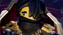 a close up of a lego ninjago character