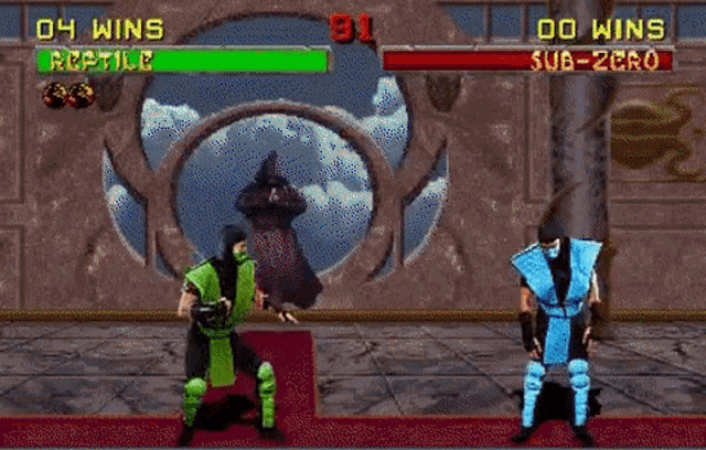 Mortal Kombat Reptile Fatality celebration - GIF - Imgur