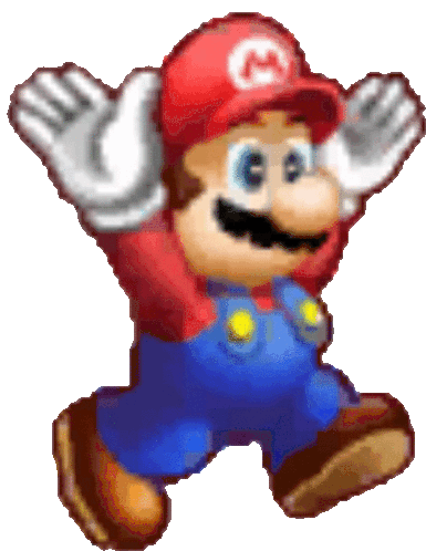 Mario Mario Panic Sticker